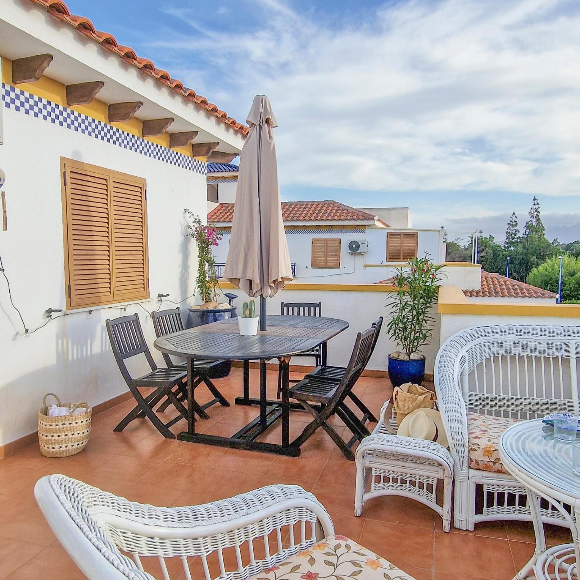 Apartamento Rosa Del Mar Playas De Vera Atico En Primera Linea De Playa Piscina Al Aire Libre Aparcamiento Gratuito Wifi Muy Rapido Acogedor Con Calefaccion المظهر الخارجي الصورة